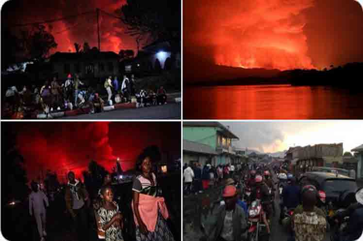 volcán en República Democrática del Congo