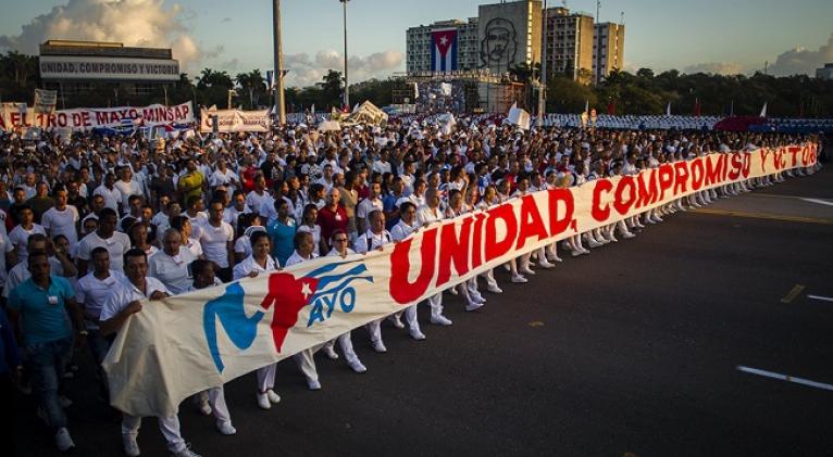 Desfile por el primero de mayo