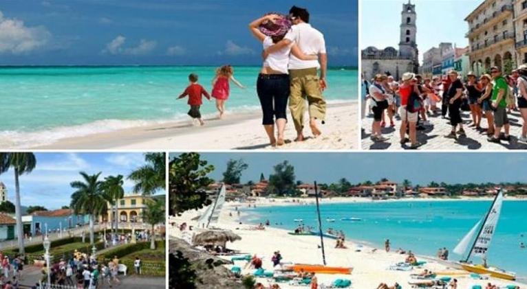 Crece entrada de turistas a Cuba