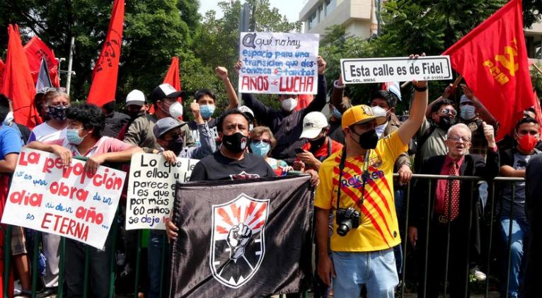 Mexicanos en solidaridad con Cuba