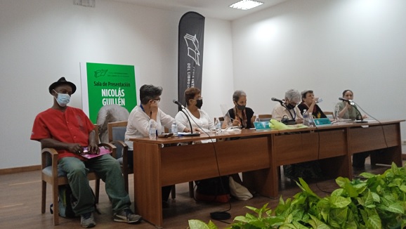 Coloquio sobre el Premio Nacional de Literatura, Luis Álvarez. Foto: Karina Rodríguez Martínez/Cubadebate.