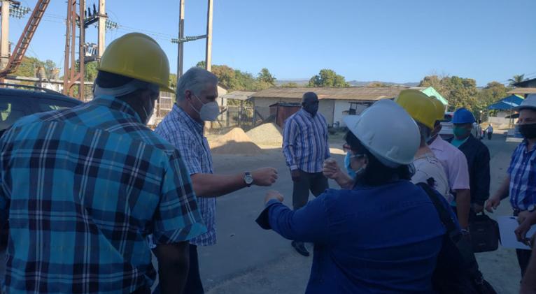  Miguel Díaz-Canel Bermúdez encabeza  visita gubernamental a Guantánamo 