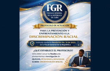 Fiscalía sobre protocolo contra discriminación racial