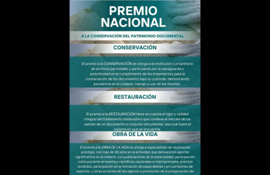 CITMA convoca Premio Nacional de Conservación Documental
