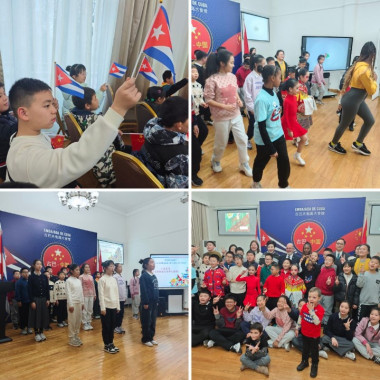 Niños protagonizan intercambio cultural entre China y Cuba 