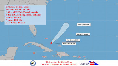 Tormenta tropical Oscar se aleja de Cuba, pero mantiene lluvias en la región oriental