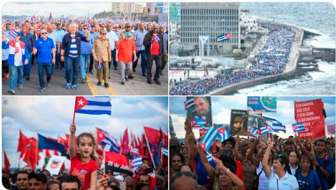 grito unánime de Cuba contra bloqueo EEUU